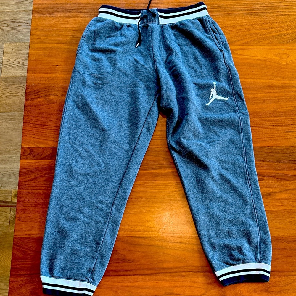 Jordan sweat pant joggers, grey size L
